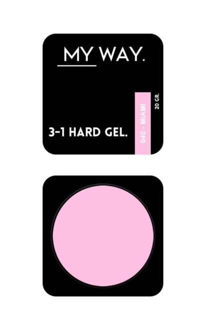 3-1 HARD GEL #040 MIAMI 20ML