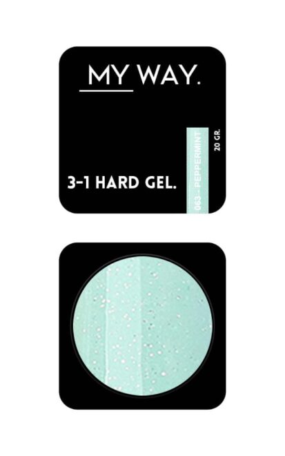 3-1 HARD GEL #063 PEPPERMINT 20 ML