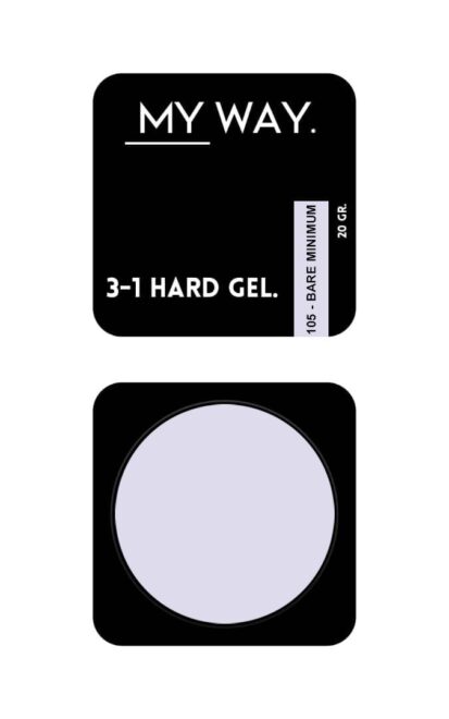 3-1 HARD GEL 105 BARE MINIMUM 20ML