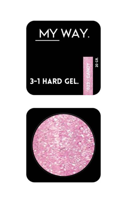 3-1 HARD GEL #023 CANDY 20ML