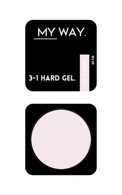 3-1 HARD GEL 114 LOTUS 20ML
