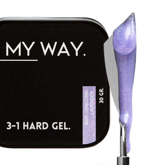 3-1 HARD GEL #025 UNICORN LAVENDER