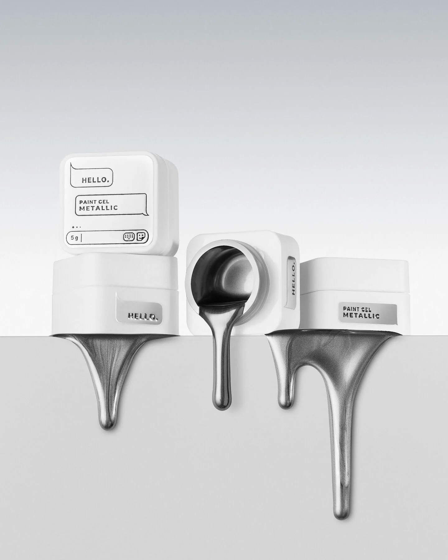 HEYLOVE Paint Gel METALLIC, 5g - Afbeelding 2