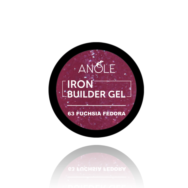 Iron Builder Gel 63 Fuchsia Fedora | ANOLE