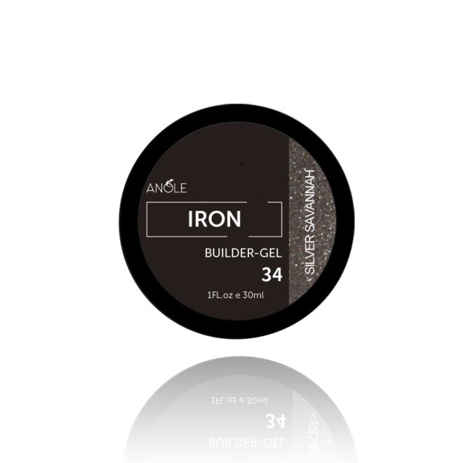 Iron Builder Gel 34 Silver Savannah