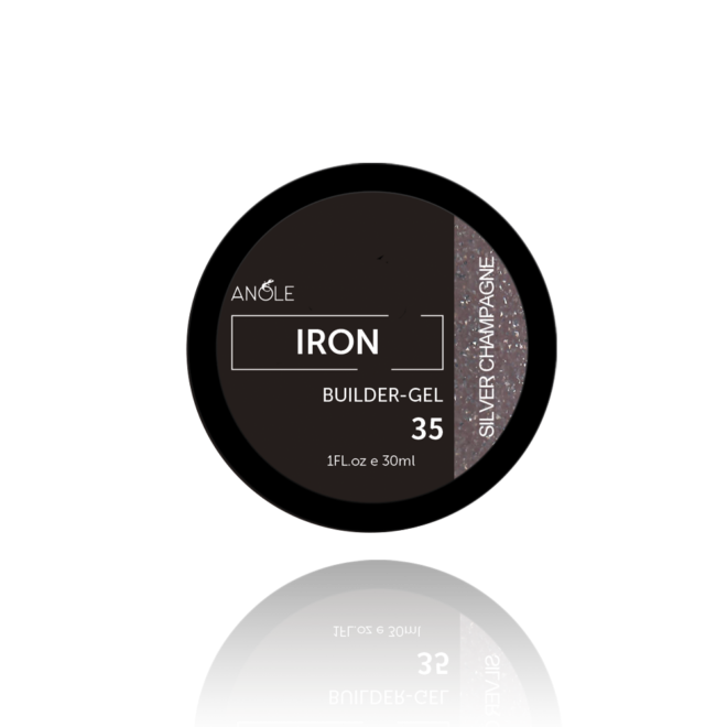 Iron Builder Gel 35 Silver Champagne