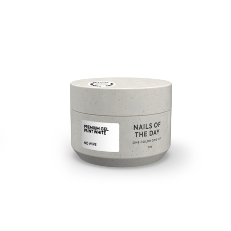NAILSOFTHEDAY Premium gel paint White no wipe – 5 ml