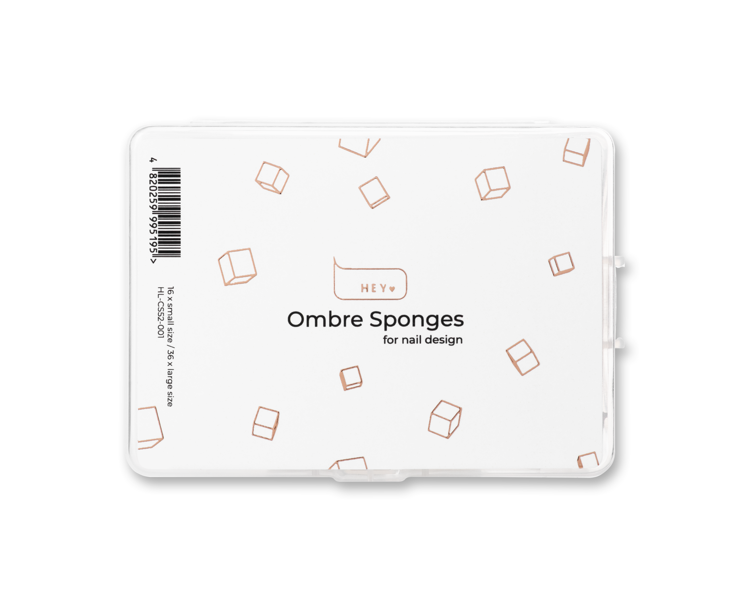 HeyLove Ombre Sponsjes, 52 stuks