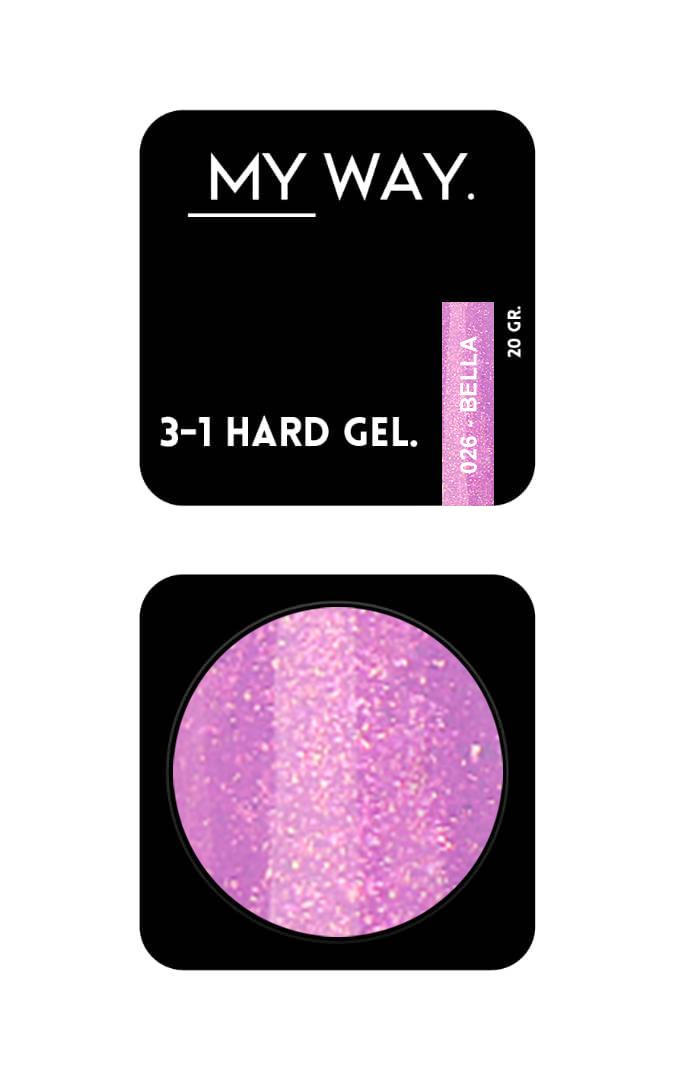 3-1 HARD GEL #026 BELLA 20ML