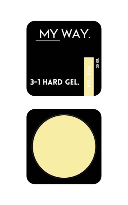 3-1 HARD GEL #062 SUN 20 ML