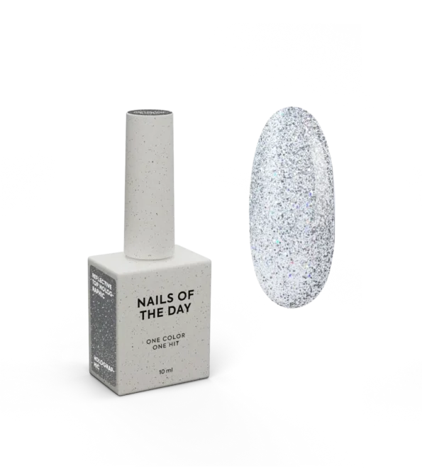 NAILSOFTHENIGHT Reflective top Holographic 10ml
