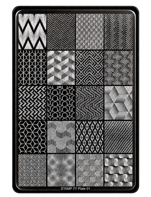 STAMP IT! Plate 01 – LINE THEORY | ANOLE