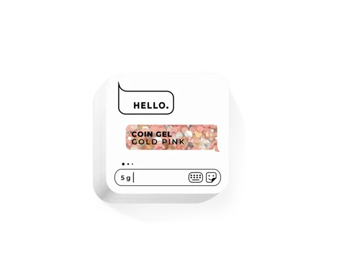 HEYLOVE Coin Gel GOLD PINK, 5g